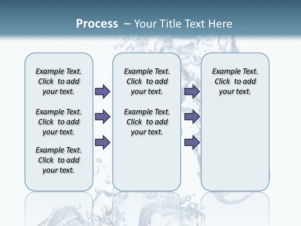 Pure Ice Particle PowerPoint Template