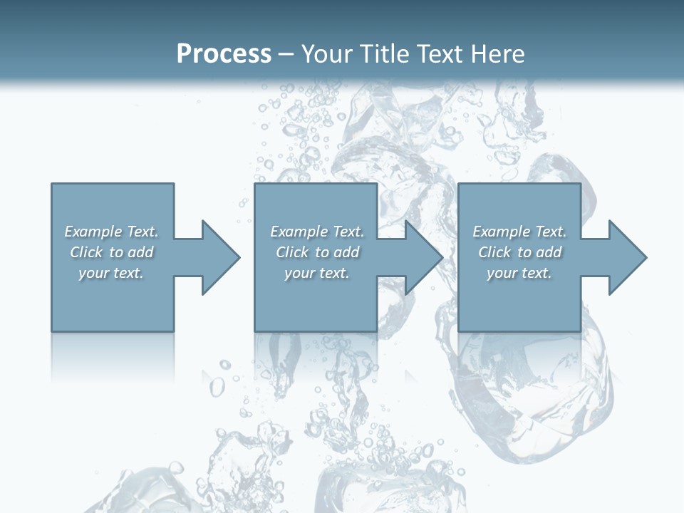 Pure Ice Particle PowerPoint Template