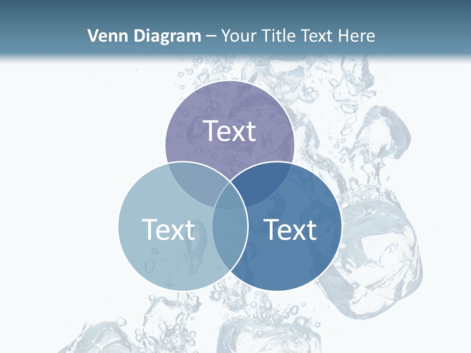 Pure Ice Particle PowerPoint Template