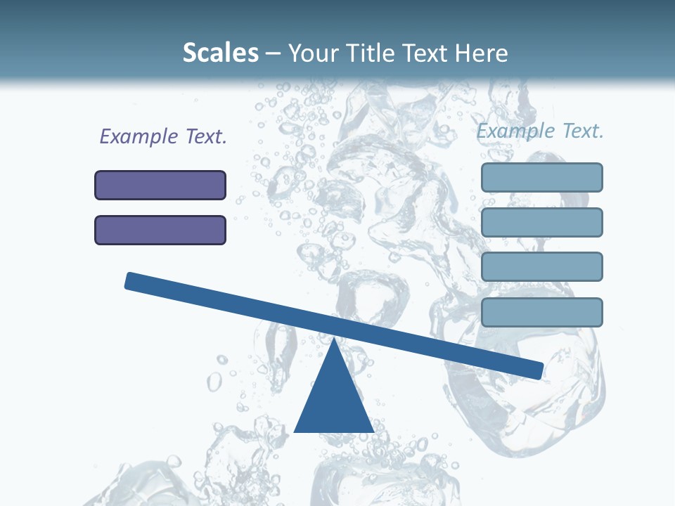 Pure Ice Particle PowerPoint Template