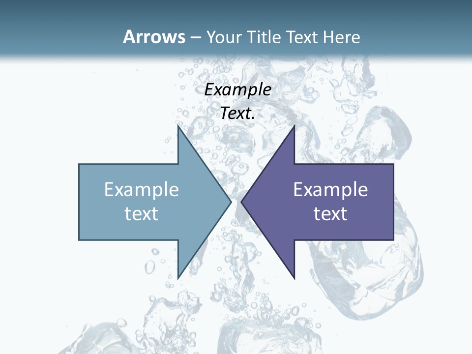 Pure Ice Particle PowerPoint Template
