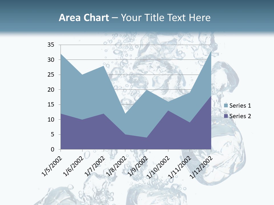 Pure Ice Particle PowerPoint Template