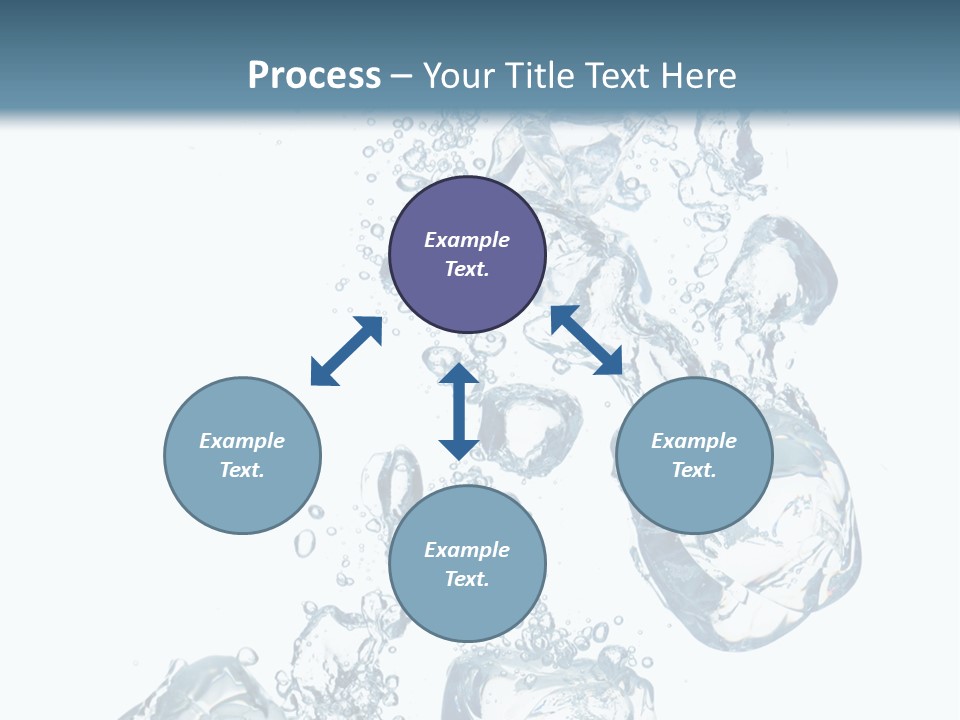 Pure Ice Particle PowerPoint Template