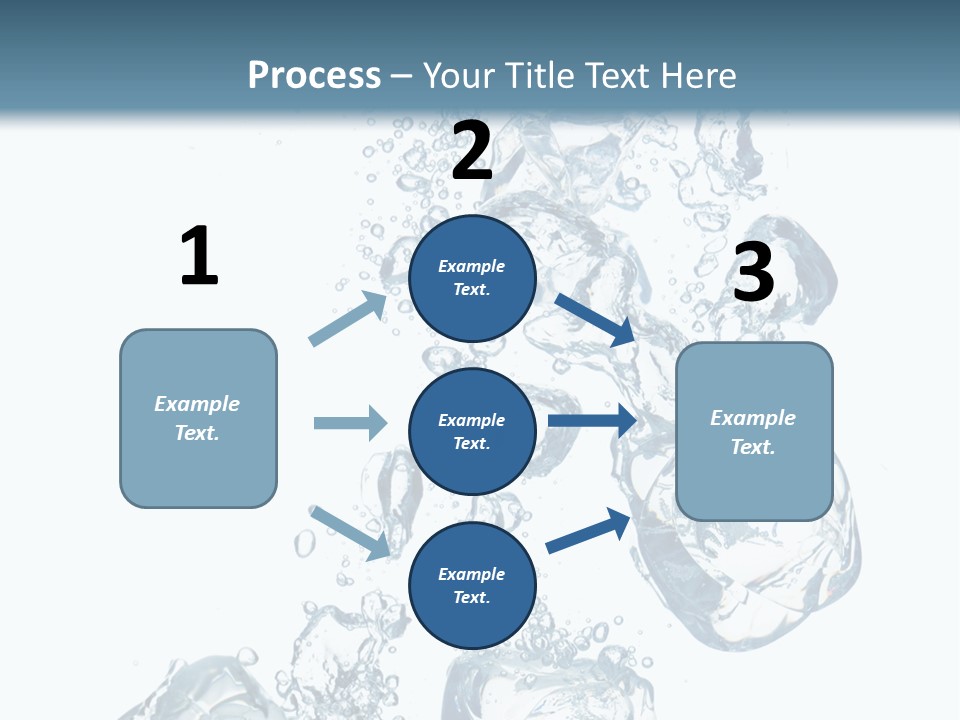 Pure Ice Particle PowerPoint Template