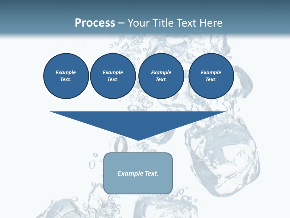 Pure Ice Particle PowerPoint Template