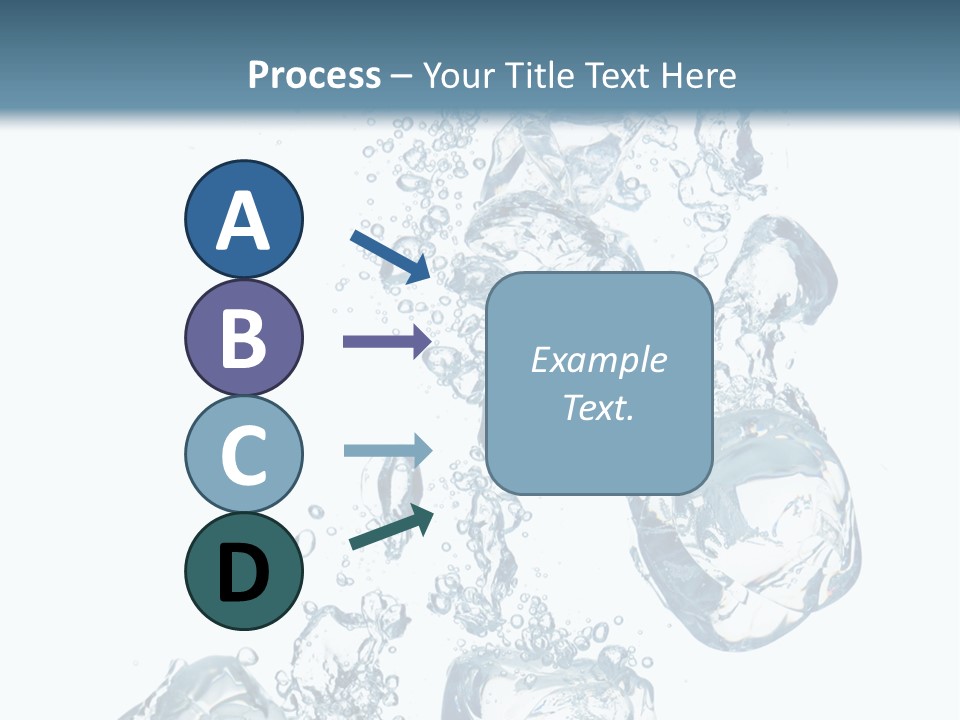 Pure Ice Particle PowerPoint Template
