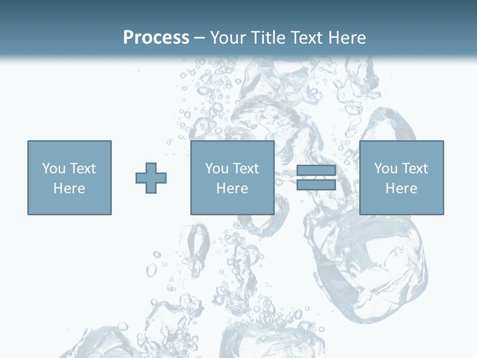 Pure Ice Particle PowerPoint Template