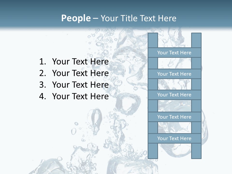 Pure Ice Particle PowerPoint Template