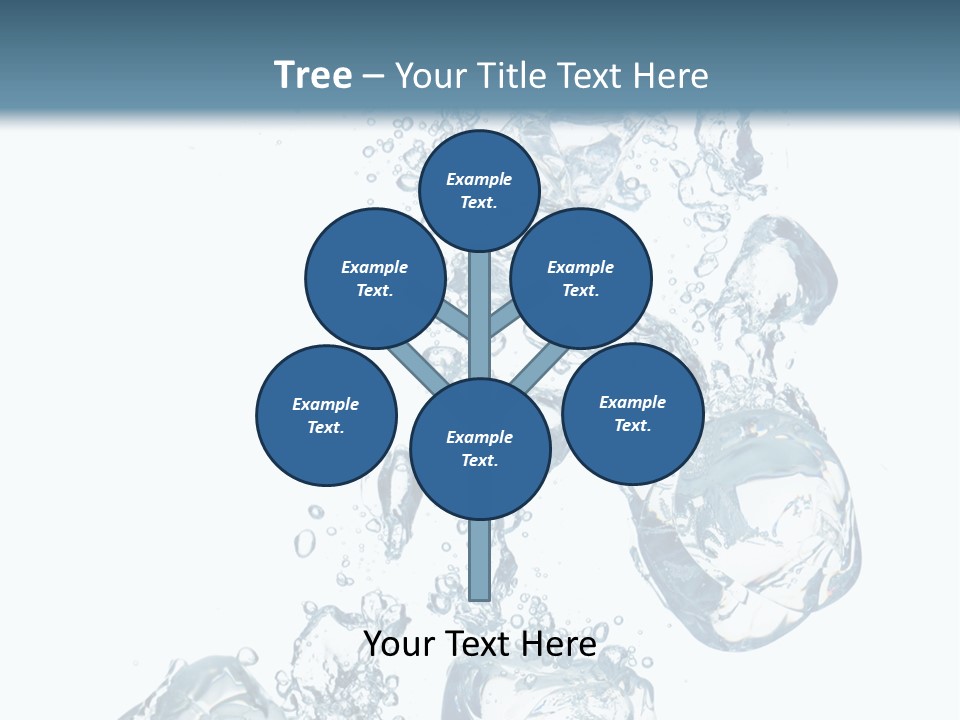 Pure Ice Particle PowerPoint Template