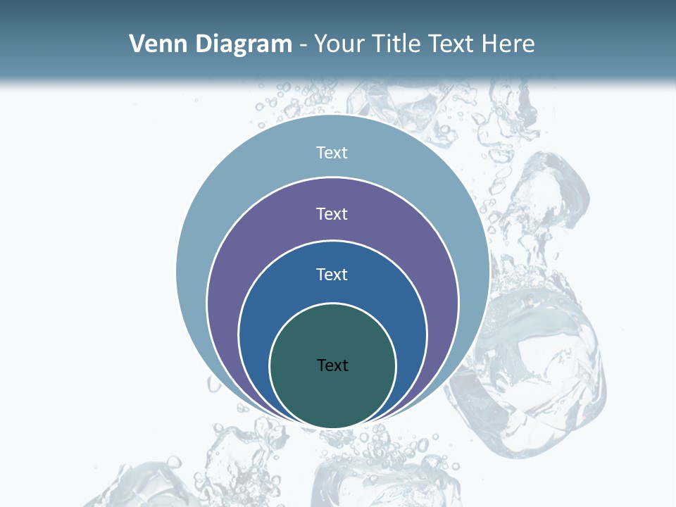 Pure Ice Particle PowerPoint Template