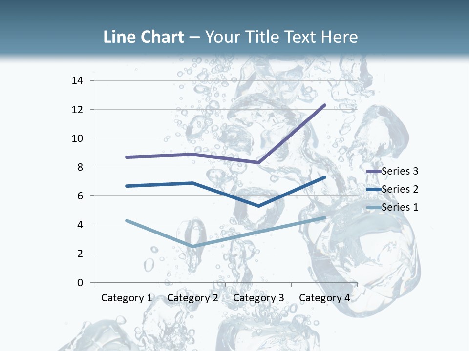 Pure Ice Particle PowerPoint Template