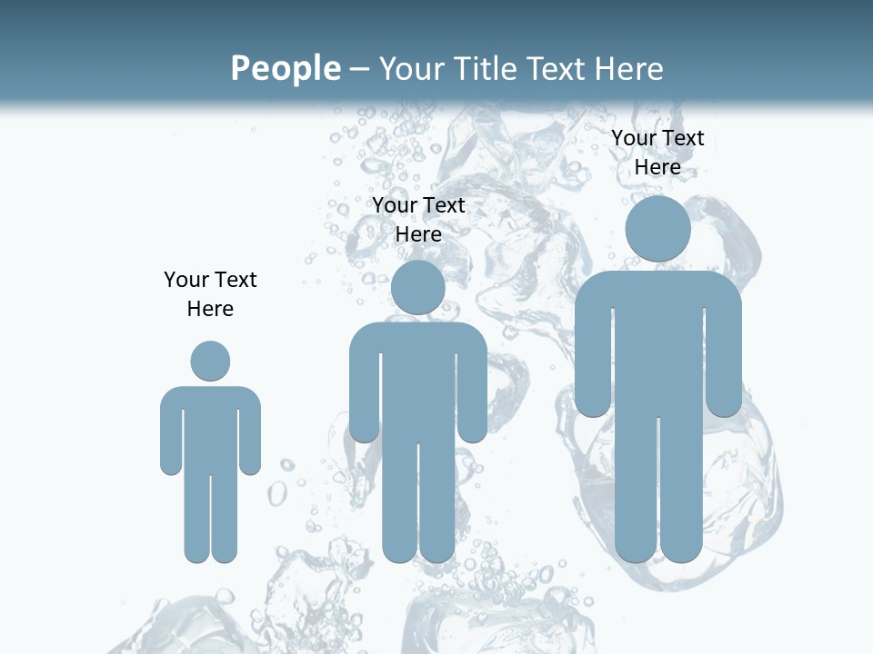 Pure Ice Particle PowerPoint Template