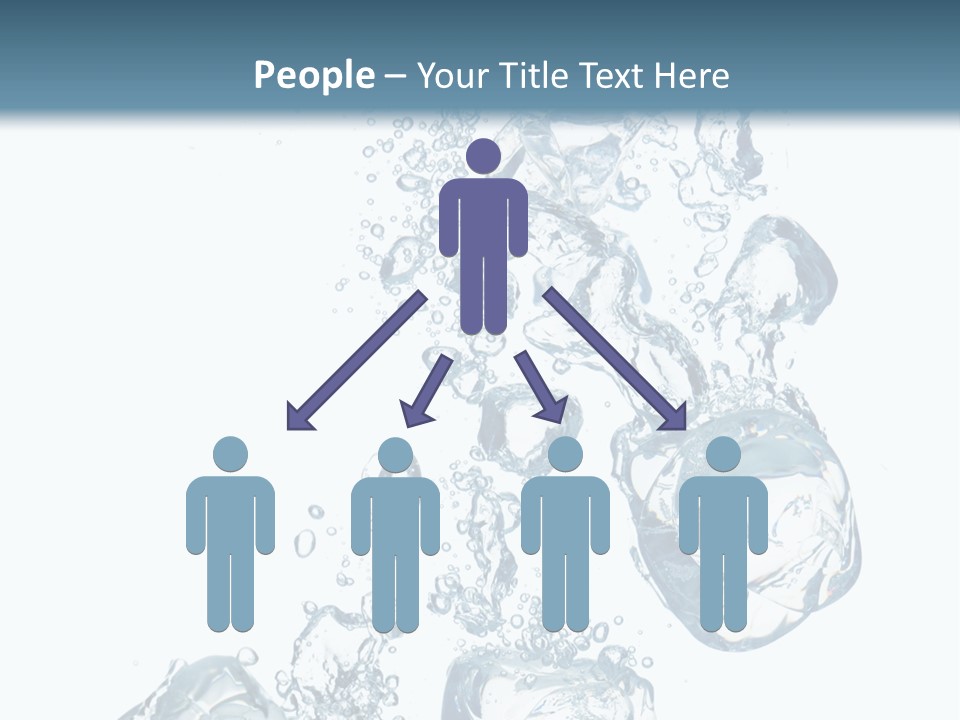 Pure Ice Particle PowerPoint Template