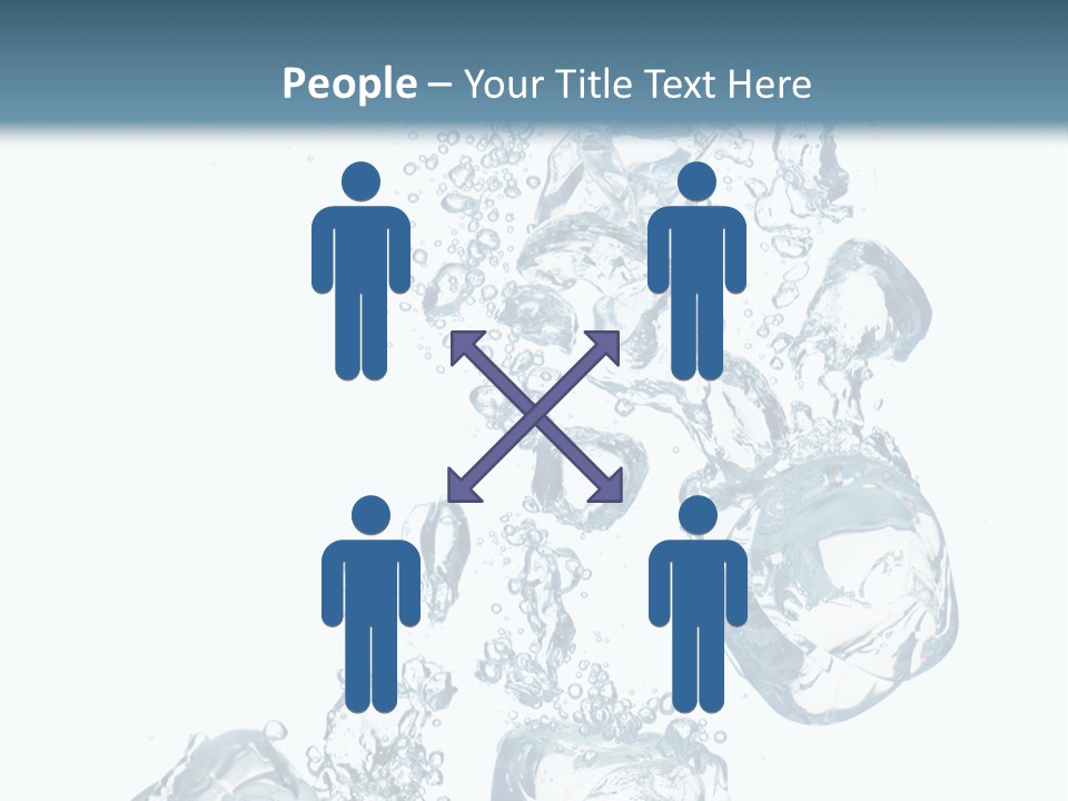 Pure Ice Particle PowerPoint Template