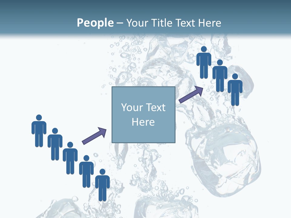 Pure Ice Particle PowerPoint Template