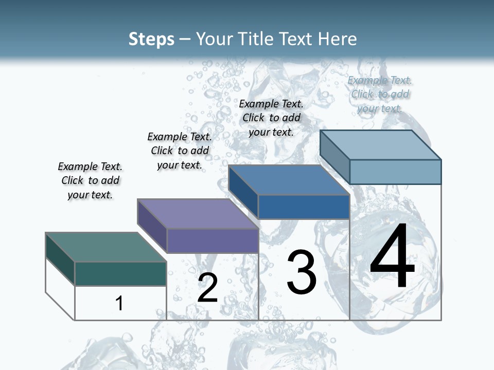 Pure Ice Particle PowerPoint Template