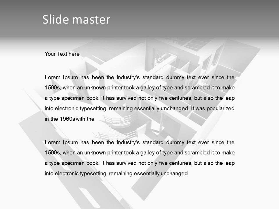 Carpenter Hammer Architecture PowerPoint Template