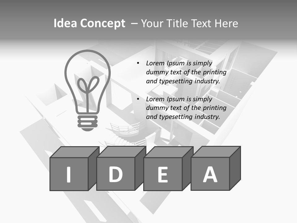 Carpenter Hammer Architecture PowerPoint Template