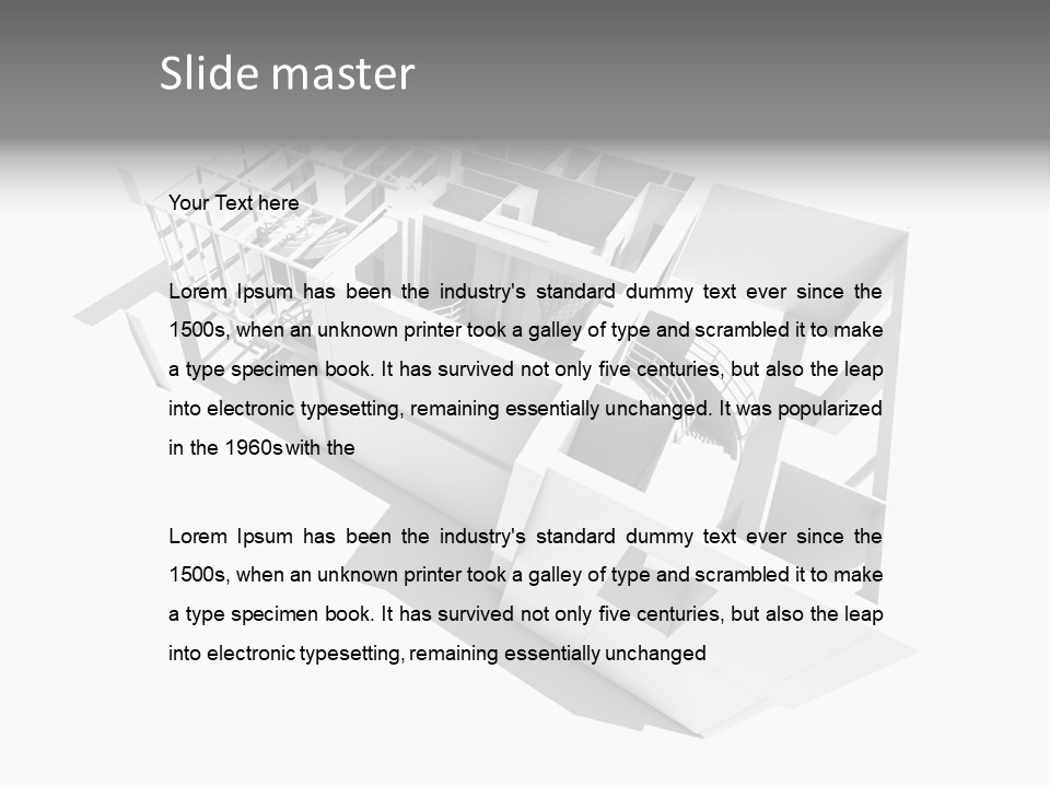 Structure Floor Architectural PowerPoint Template