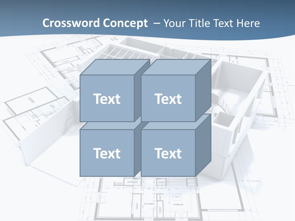 Pavilion Renovation Drawing PowerPoint Template