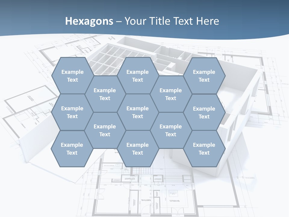 Pavilion Renovation Drawing PowerPoint Template
