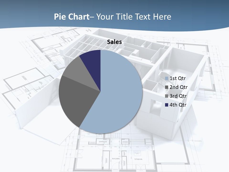 Pavilion Renovation Drawing PowerPoint Template
