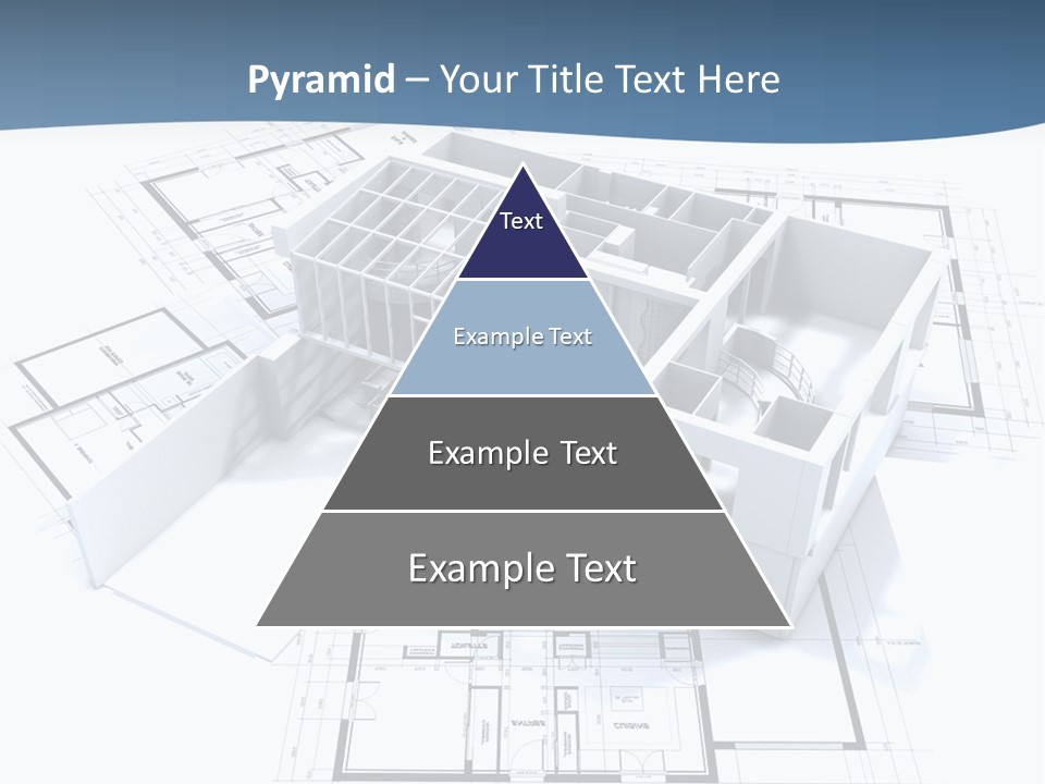 Pavilion Renovation Drawing PowerPoint Template