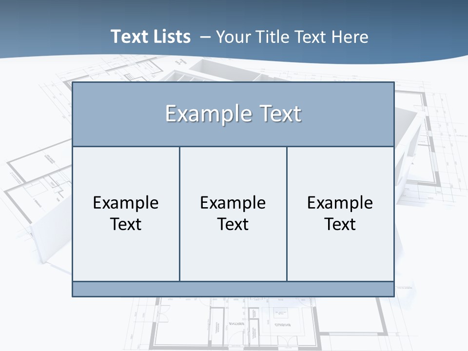 Pavilion Renovation Drawing PowerPoint Template