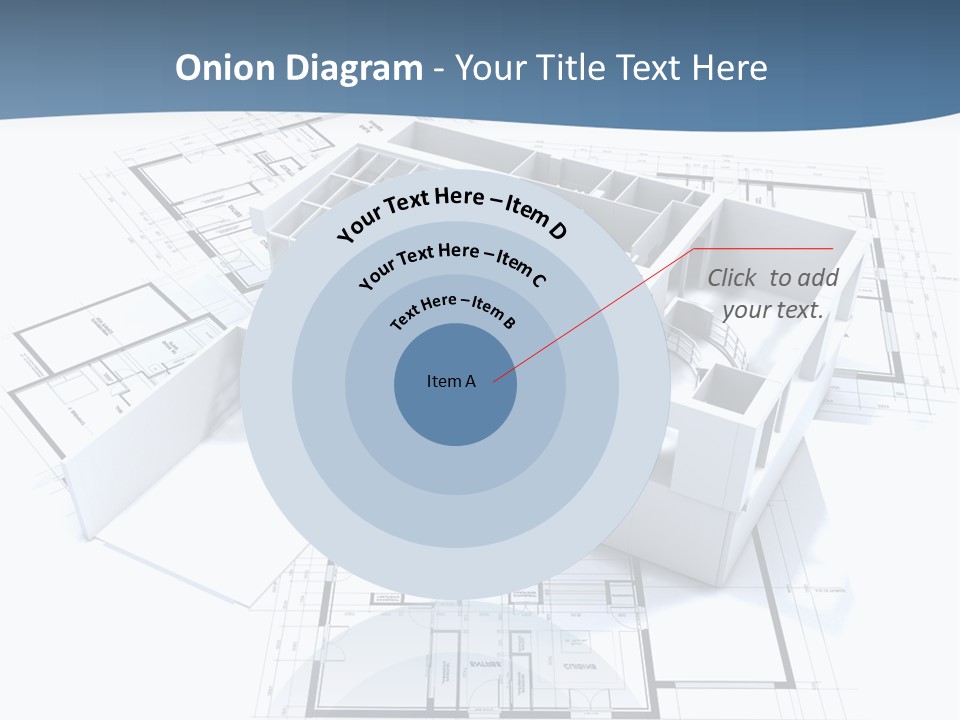 Pavilion Renovation Drawing PowerPoint Template