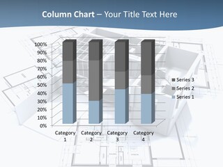 Pavilion Renovation Drawing PowerPoint Template