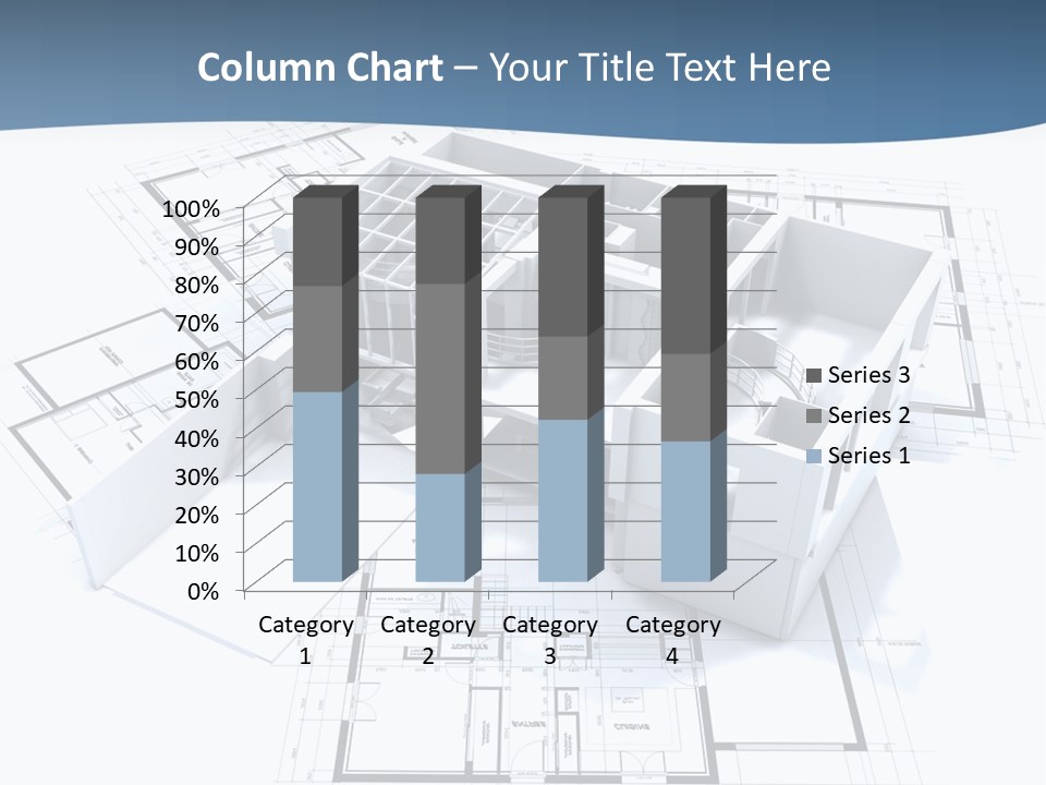 Pavilion Renovation Drawing PowerPoint Template