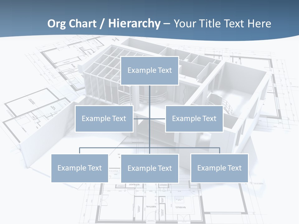 Pavilion Renovation Drawing PowerPoint Template