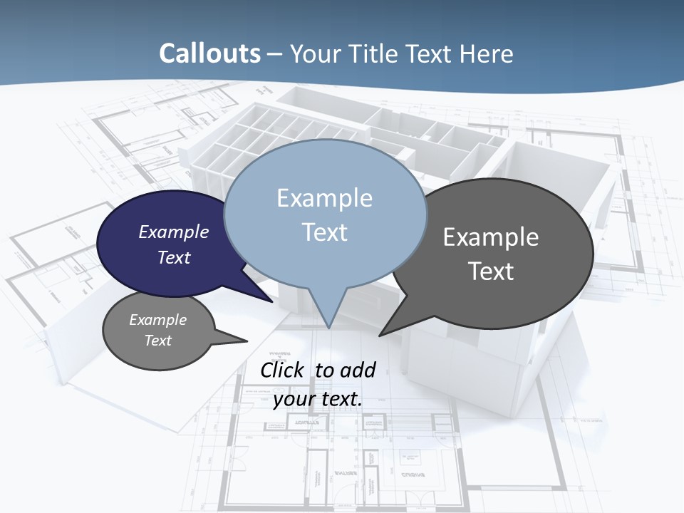 Pavilion Renovation Drawing PowerPoint Template