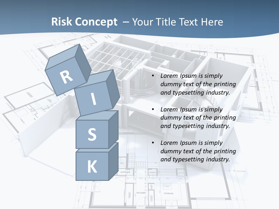 Pavilion Renovation Drawing PowerPoint Template
