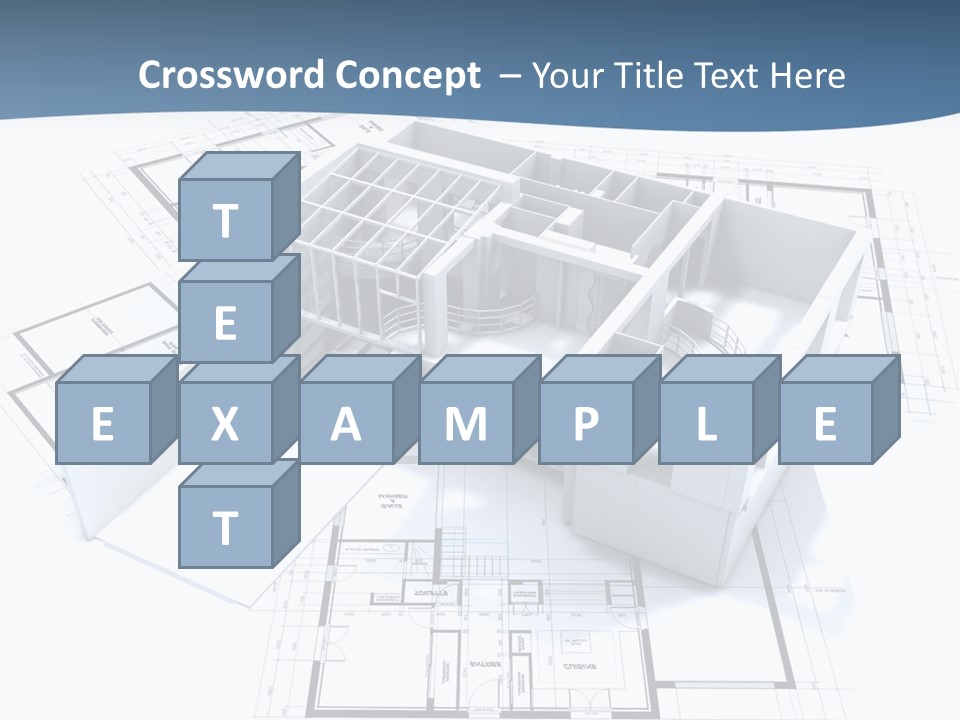 Pavilion Renovation Drawing PowerPoint Template