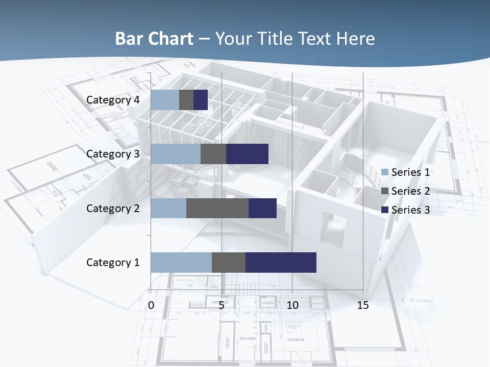 Pavilion Renovation Drawing PowerPoint Template