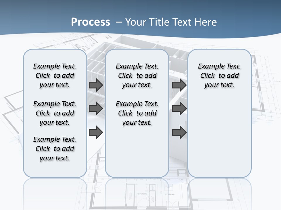 Pavilion Renovation Drawing PowerPoint Template