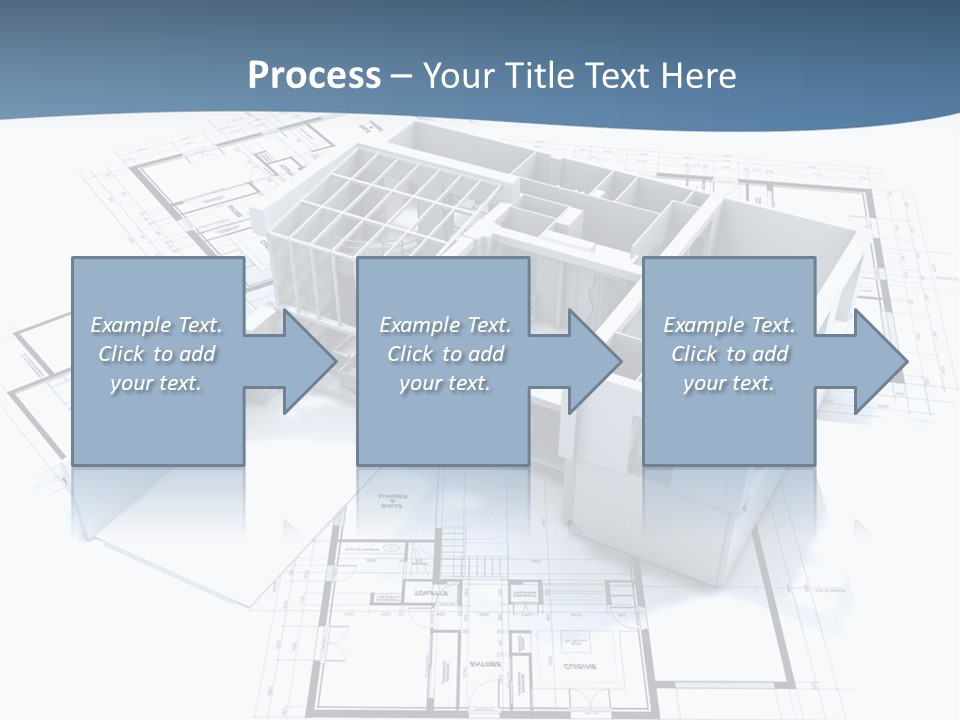 Pavilion Renovation Drawing PowerPoint Template