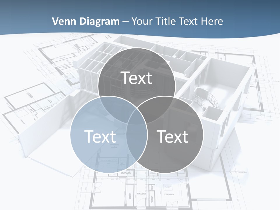 Pavilion Renovation Drawing PowerPoint Template