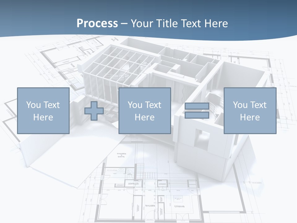 Pavilion Renovation Drawing PowerPoint Template