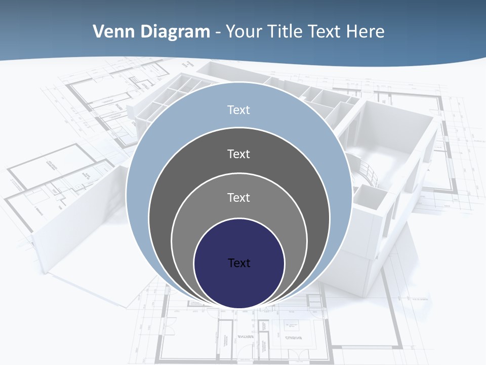 Pavilion Renovation Drawing PowerPoint Template