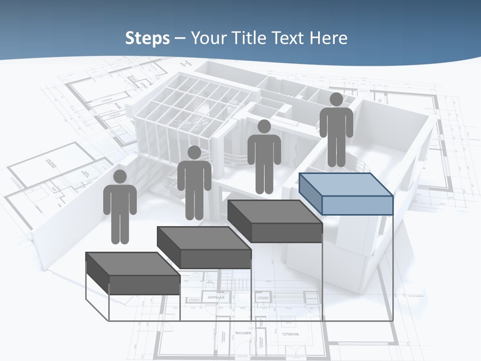 Pavilion Renovation Drawing PowerPoint Template
