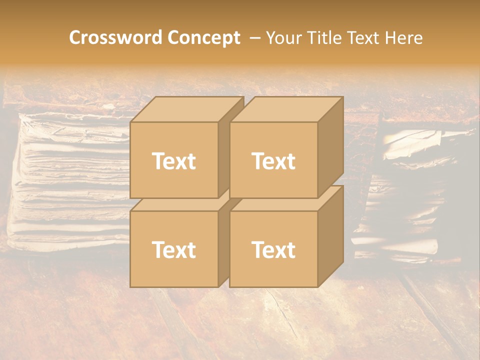 Grunge Brown Christianity PowerPoint Template