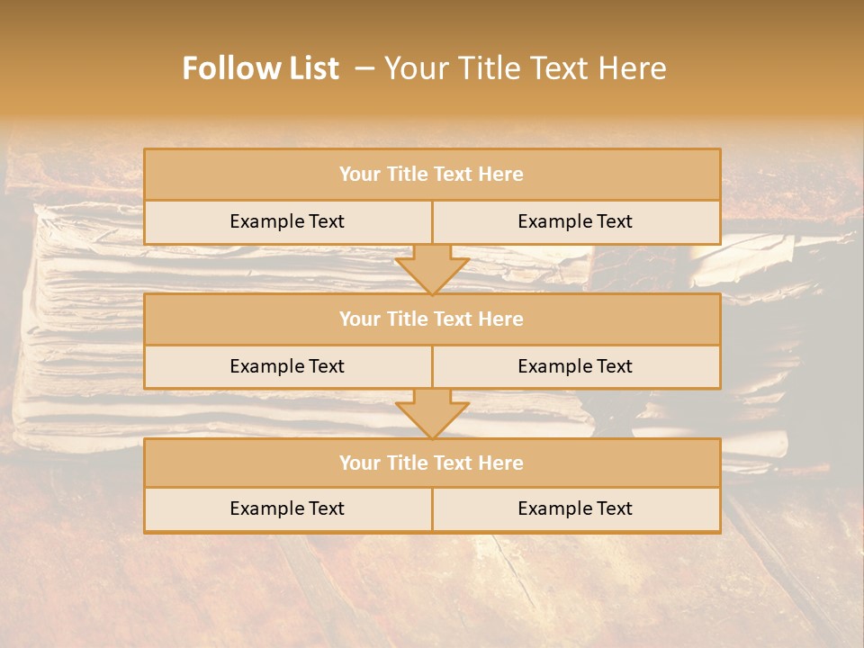 Grunge Brown Christianity PowerPoint Template
