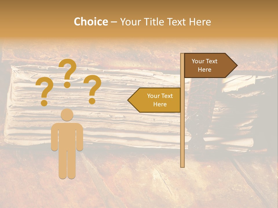 Grunge Brown Christianity PowerPoint Template