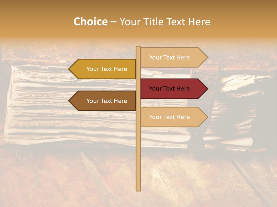 Grunge Brown Christianity PowerPoint Template
