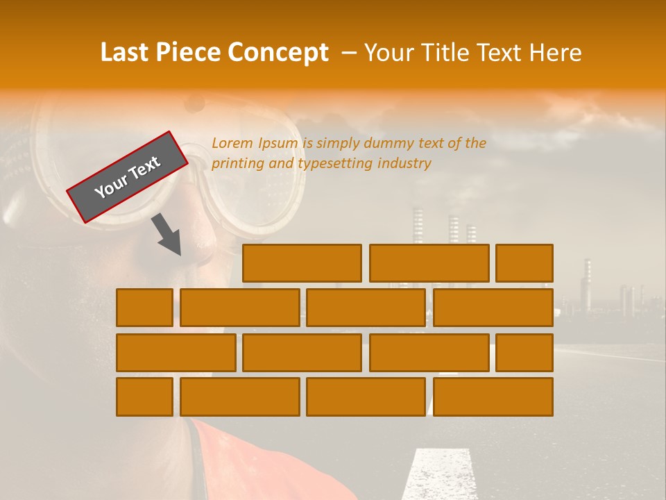 City Construction Effort PowerPoint Template
