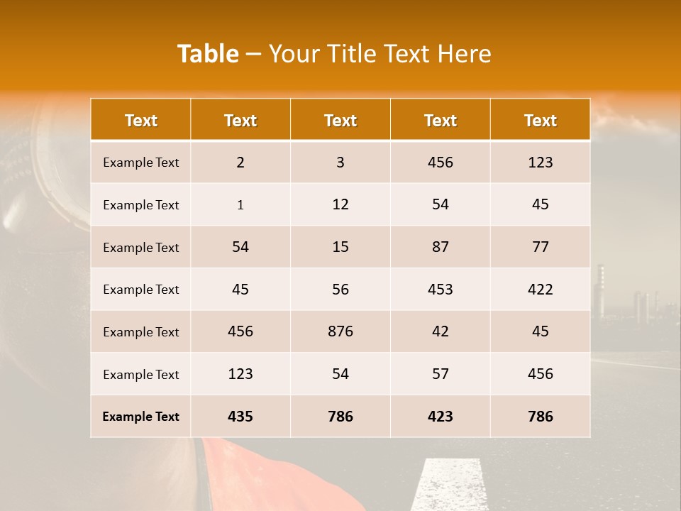 City Construction Effort PowerPoint Template