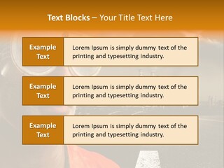 City Construction Effort PowerPoint Template