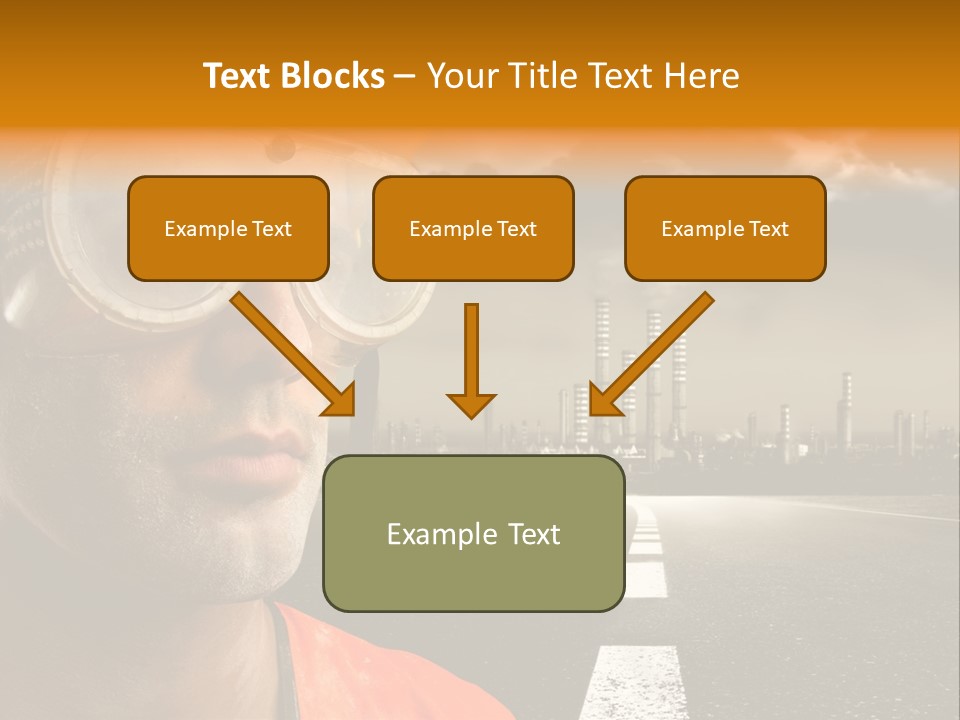 City Construction Effort PowerPoint Template